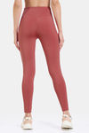 Zelocity Quick Dry Gym Leggings - Mineral Red — thumbnail 3